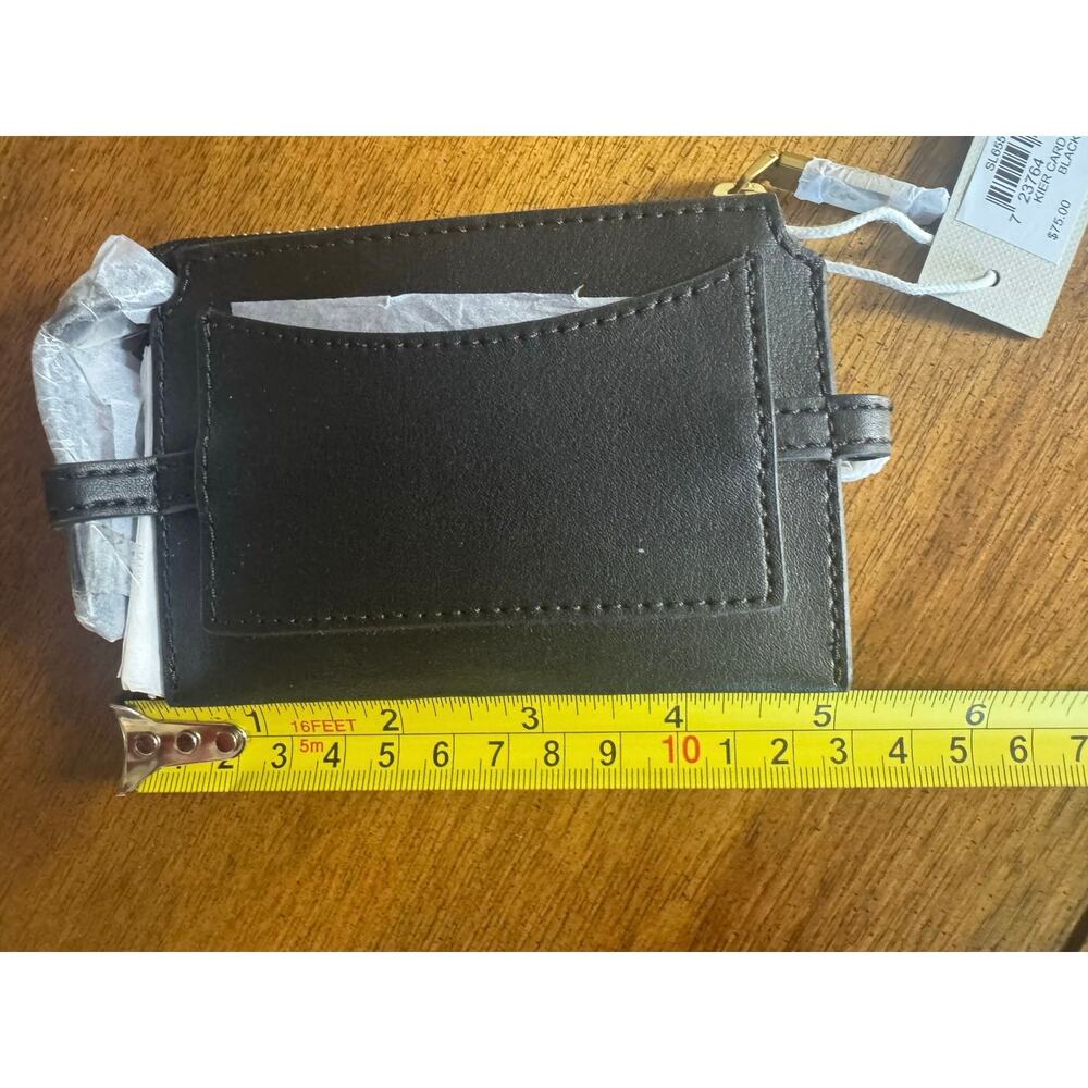 Fossil Kier Card Case Black Leather Card Case – New With Tags - Picture 6 of 7